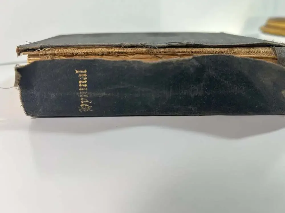 Vintage Mini Hymnal Book  Black 1946